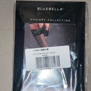 COPY - BluBella Lace Top Black thigh highs